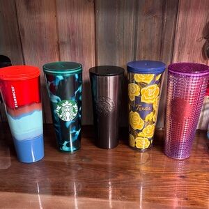 5 Starbucks Vibrant Tumbler Collection